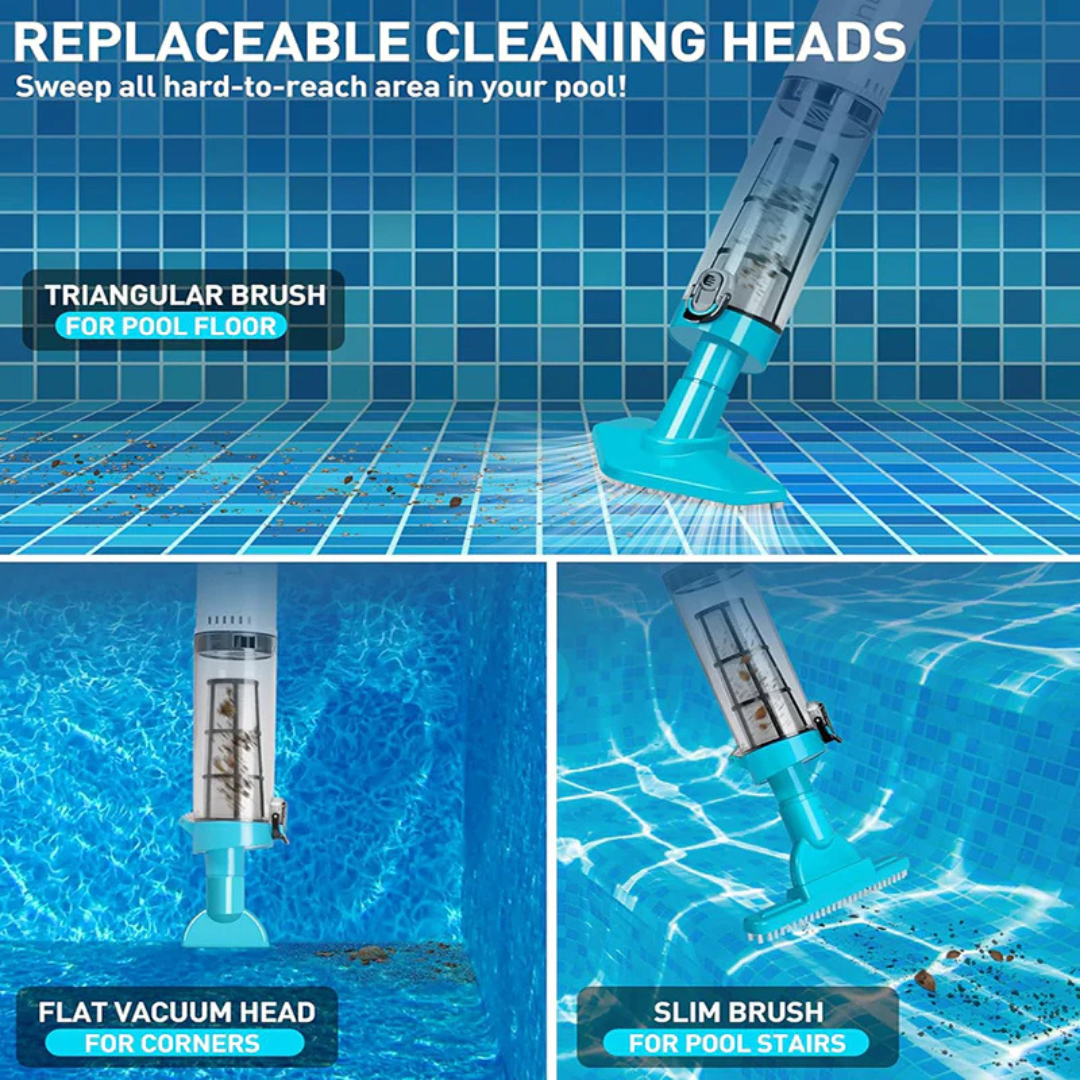 GardenMate™ - 3 in 1 Cordless Rechargeable Pool Vacuum Cleaner