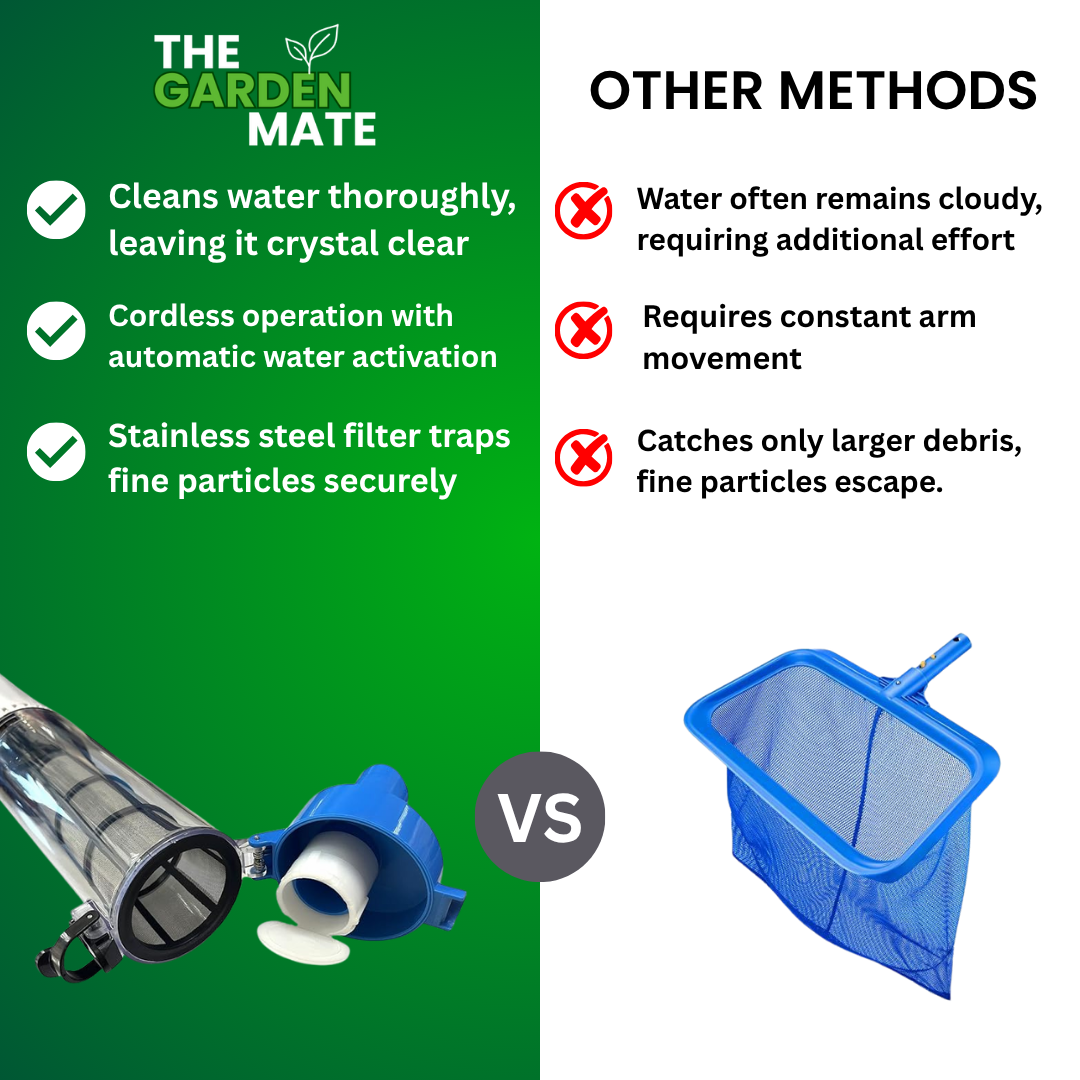 GardenMate™ - 3 in 1 Cordless Rechargeable Pool Vacuum Cleaner