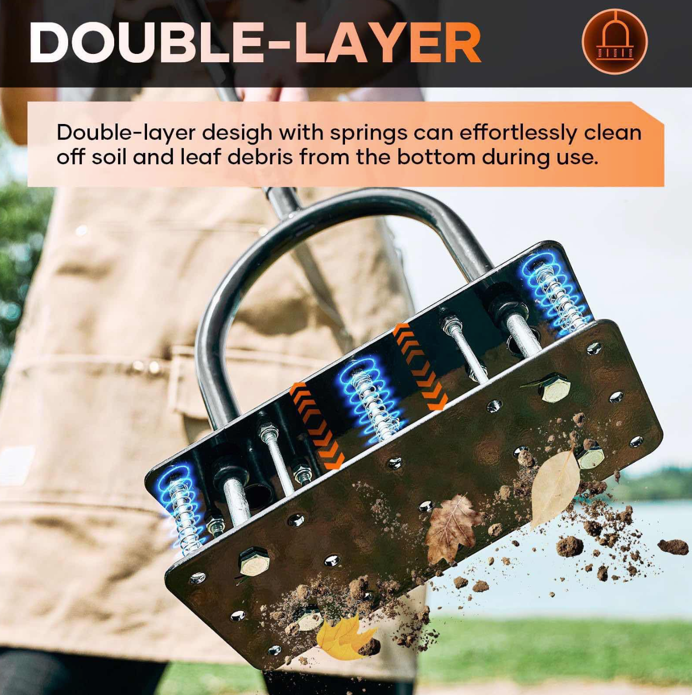 GARDENMATE - 2 In 1 Lawn Aerator (Copy)