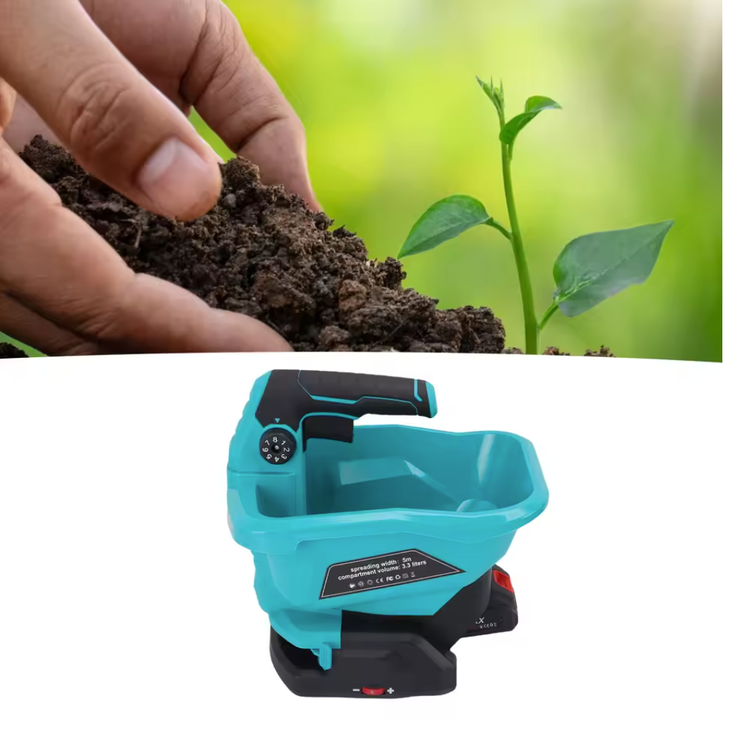 Electric Lawn Seed/Fertaliser Spreader (Battery & Charger Included)