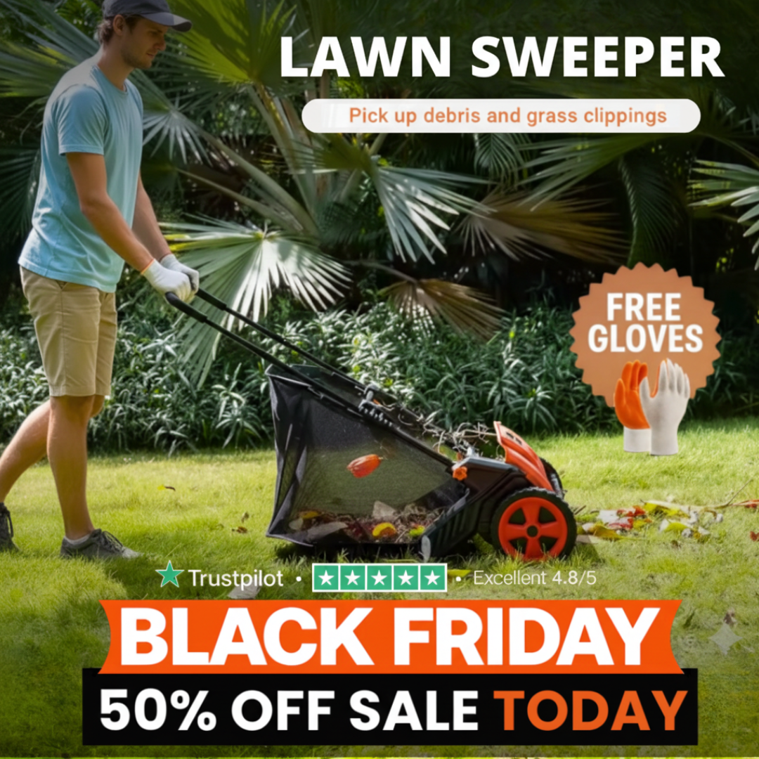 GARDENMATE™ - Push Lawn Sweeper